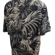 Chemise Hawaïenne Havana Jack's Café 100% Soie - Vert Foncé - Taille L