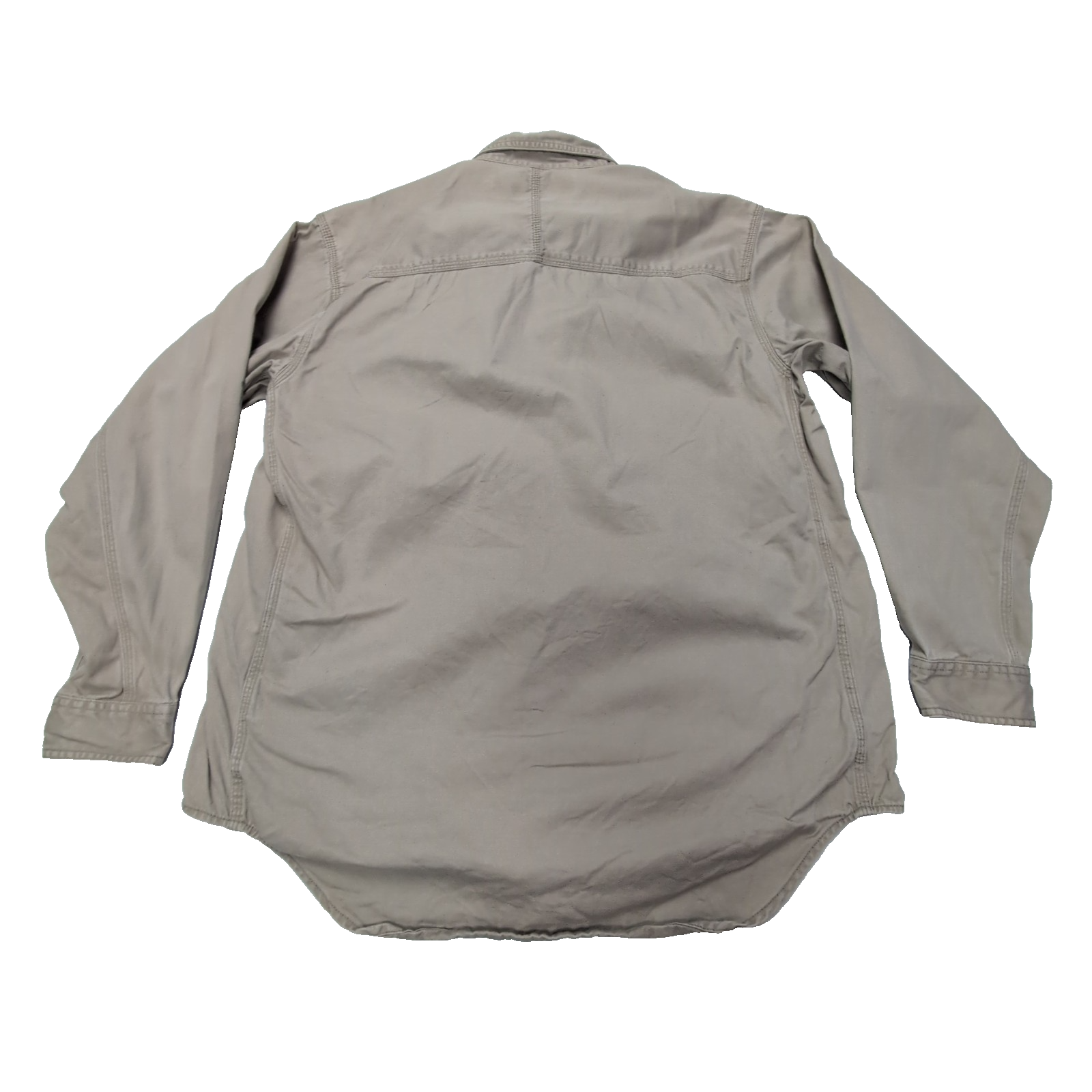 Chemise Wrangler RIGGS beige crème taille XL uni manches longues