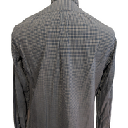 CHEMISE Polo Ralph Lauren Homme M Carreaux Bleu Marine Marron Logo Rouge