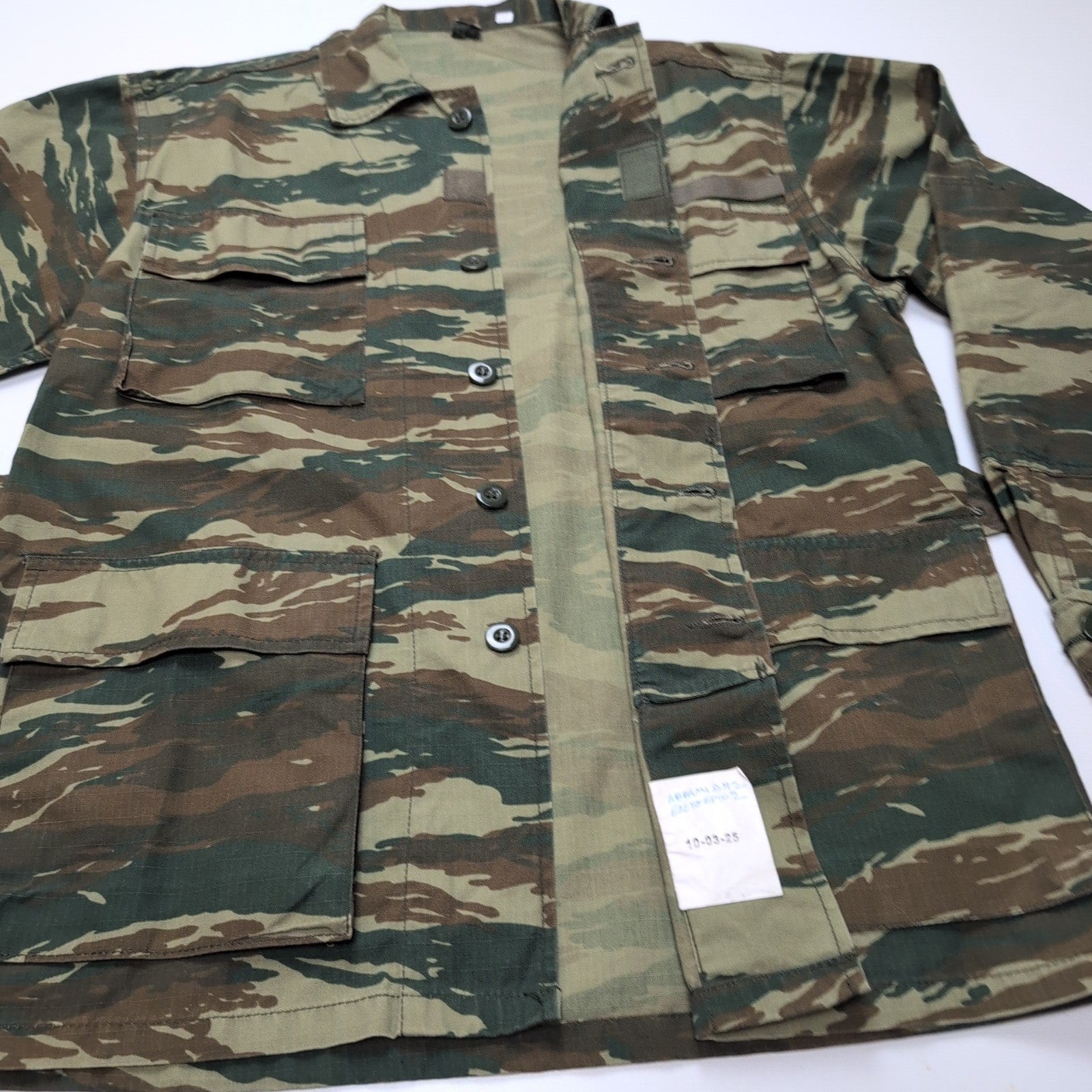 Veste militaire camouflage kaki marron Taille M Army Combat Ripstop Camo