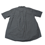 Chemise CHAPS violet et verte à carreaux manches courtes taille L #4e