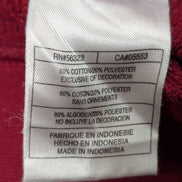 Magnifique sweat Nike vintage ROUGE BORDEAUX Logo brodé XL