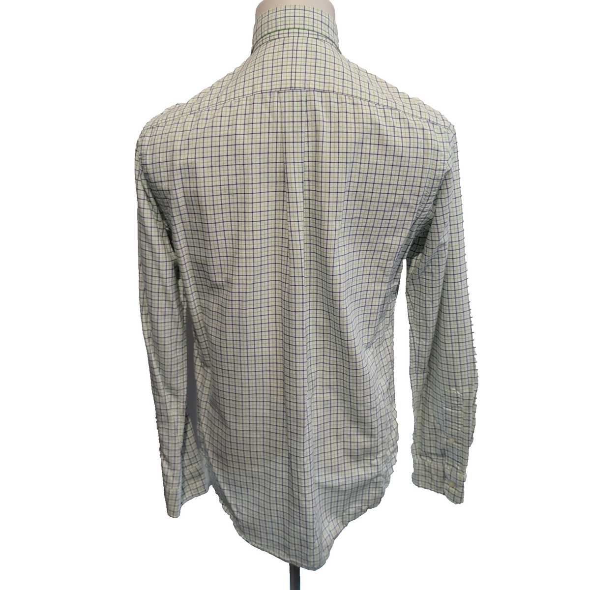 Chemise Ralph Lauren S Vert Bleu Blanc Carreaux Shirt Button Down Logo Marron