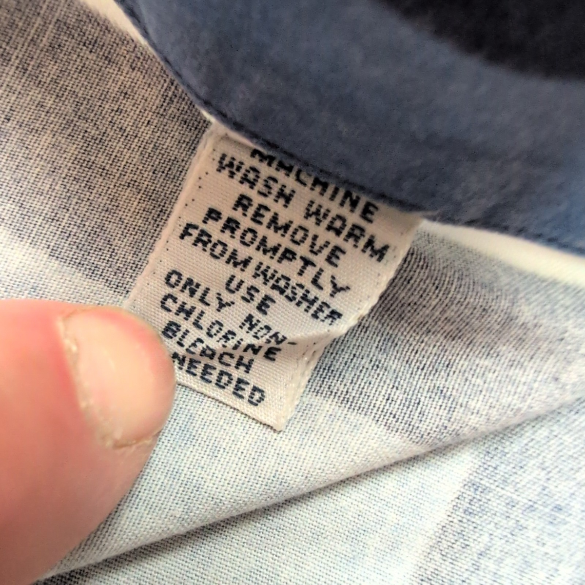 Chemise Ralph Lauren Blair M Rayures Bleu Blanc Rouge Logo Rouge