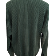 Pull Tommy Hilfiger vintage vert foncé écusson doré homme XL/XXL