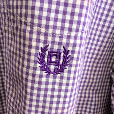 Chemise CHAPS à carreaux violet taille L #192e
