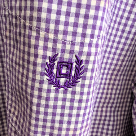 Chemise CHAPS à carreaux violet taille L #192e