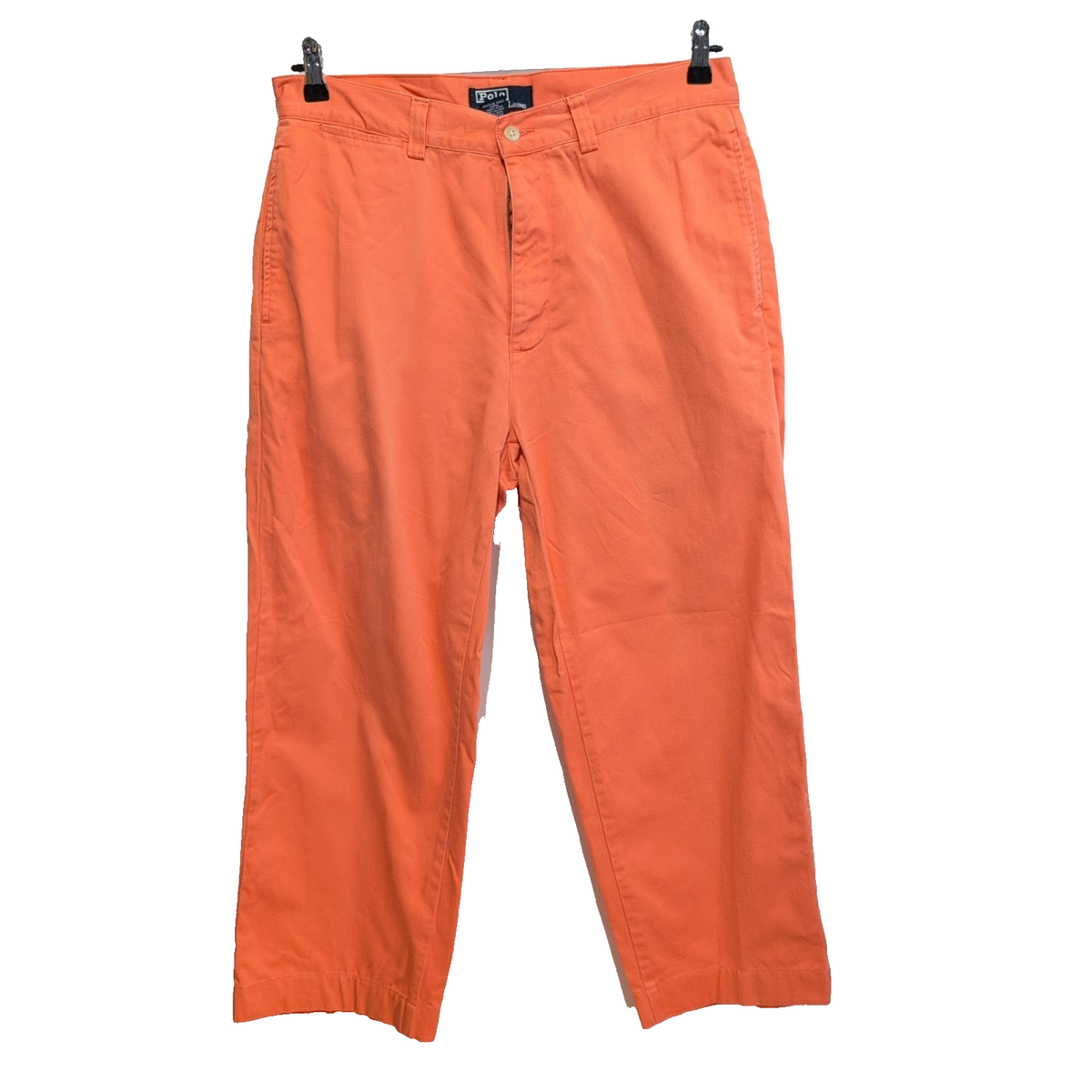 Pantalon Chino Polo Ralph Lauren Philip W33 L32 Orange Corail Coton USA
