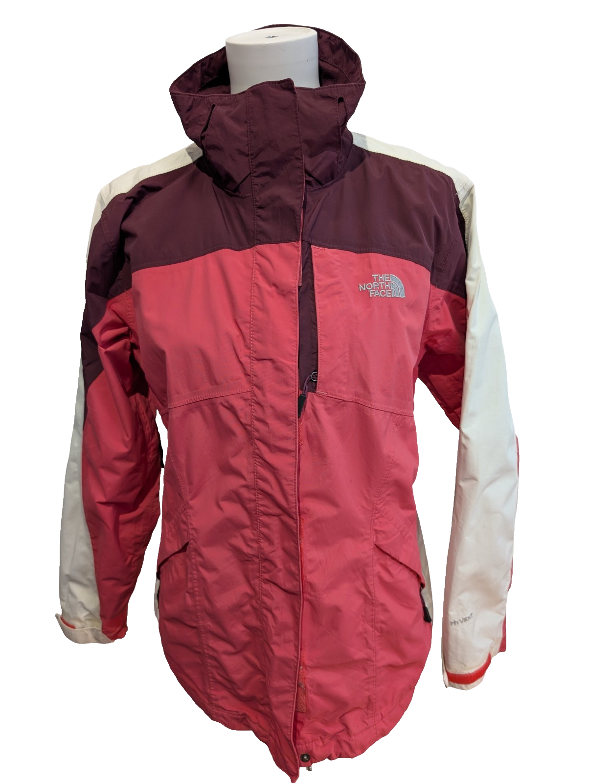 Veste The North Face Femme M/T Zuner Rose Bordeaux Coupe-Vent Pare-Pluie TNF