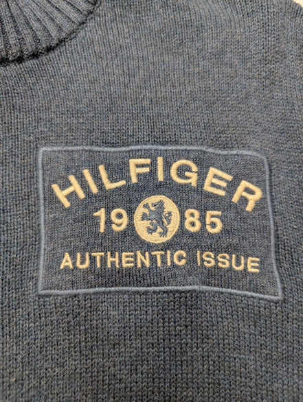 Gilet zippé Tommy Hilfiger vintage bleu homme taille M