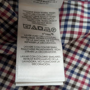 Chemise RALPH LAUREN Classic Fit Coton Stretch Vichy Rouge Bleu - Taille XS