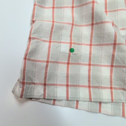 Chemise Patagonia XL grise carreaux bio coton pêche manches longues