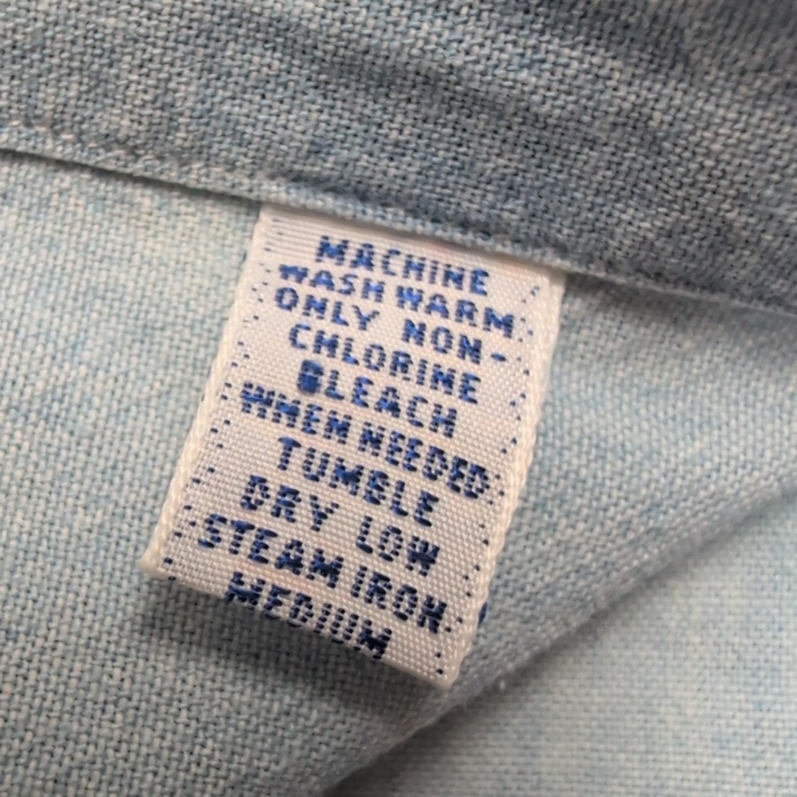 Chemise Polo Ralph Lauren M Vintage Jean Bleu Logo Marron Manches Courtes