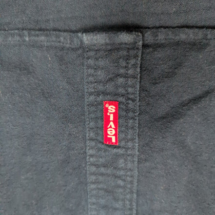 Chemise Levi's XXL Bleu Marine Chamoisée 100% Coton 2 Poches manches longues