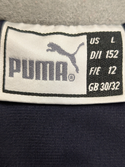 Veste Puma Bleu Marine Taille L (Taille Petit S/M) Jogging Sportswear Zippée