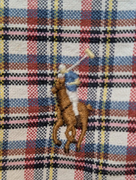 Chemise Ralph Lauren Rouge et bleu à carreaux Taille M - Excellent état