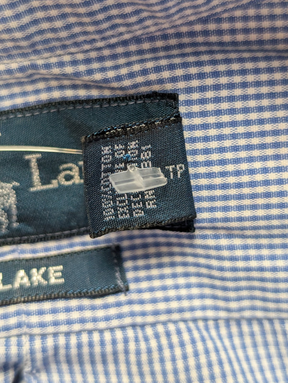 Chemise Polo Ralph Lauren Shirt L Custom Fit Rayée Bleu Blanc Button Down