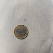 Pull Polo Ralph Lauren M Cricket Club Blanc Bleu Quart Zip 2 Poches