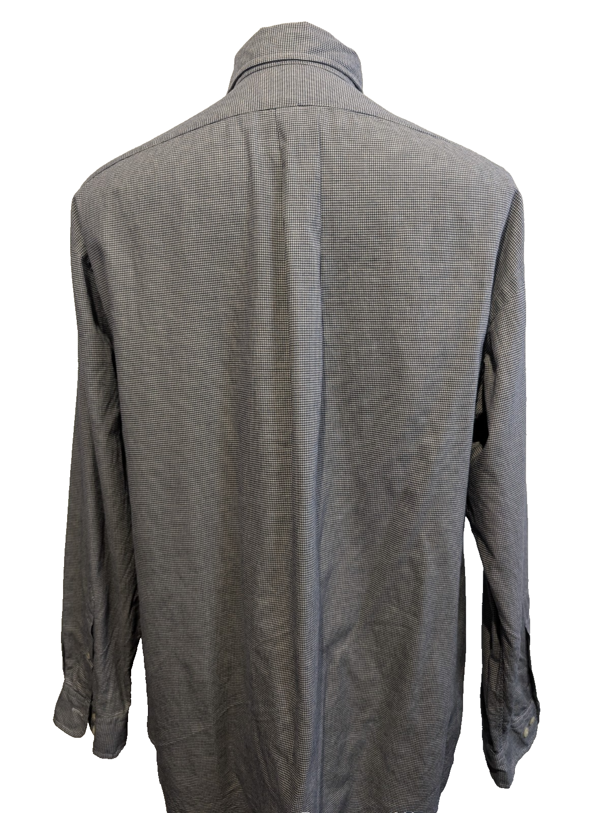 Chemise Ralph Lauren Yarmouth Pied-de-Poule Bleu Marine et Blanc - Taille XL