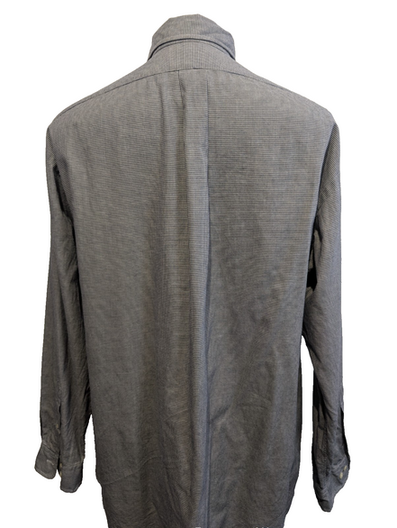 Chemise Ralph Lauren Yarmouth Pied-de-Poule Bleu Marine et Blanc - Taille XL