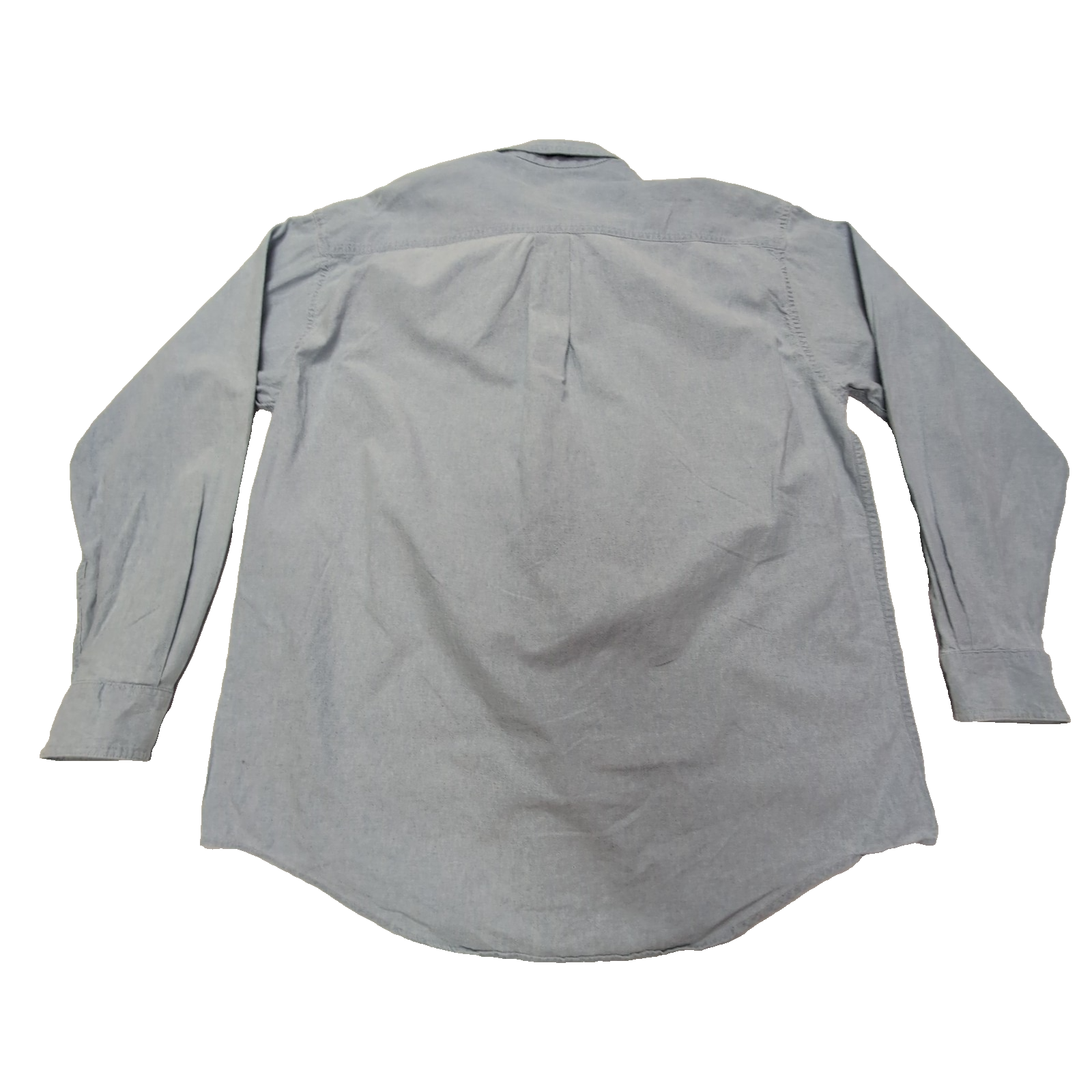 Chemise L.L. Bean bleue uni taille L #92e