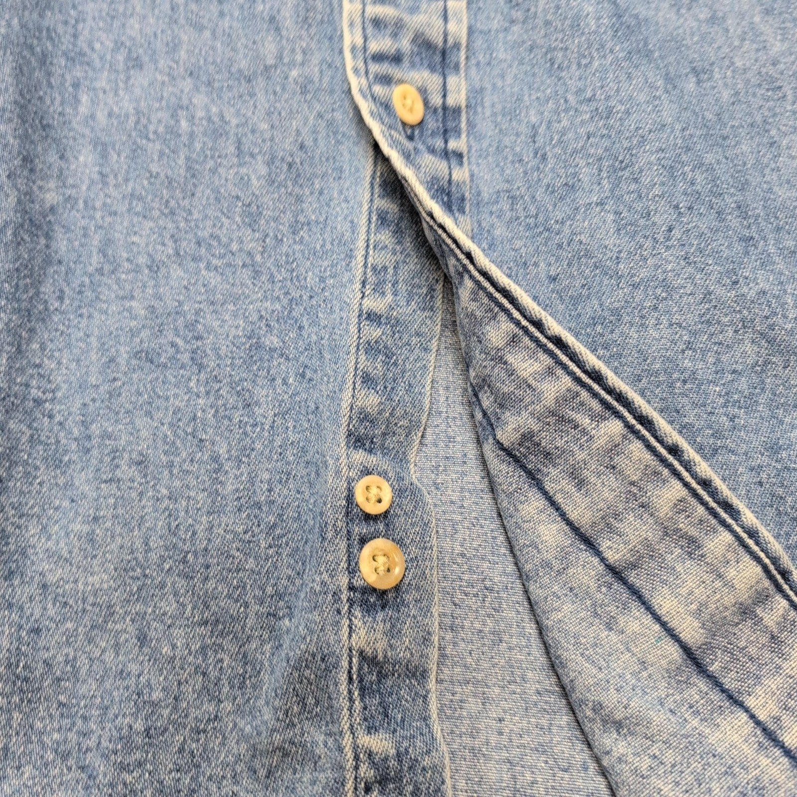 Chemise TOMMY HILFIGER Tommy Jeans en Jean avec Poche Manches Longues - Taille L