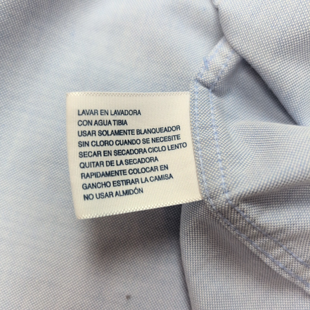 Chemise Stafford XL Oxford Bleu Clair Classic Fit Coton Poche manches longues
