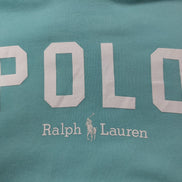 Sweat à capuche Polo Ralph Lauren L vert menthe pastel hoodie logo POLO