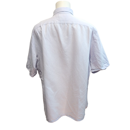 Chemise Nautica Classic Fit XXL Lilas Ramie (Lin) Coton Manches Courtes