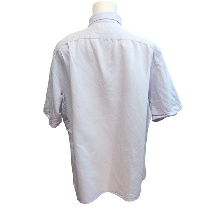 Chemise Nautica Classic Fit XXL Lilas Ramie (Lin) Coton Manches Courtes