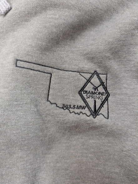 The North Face Sweat Capuche Gris Homme 3XL - Broderies Diamond Spring & Wanzek