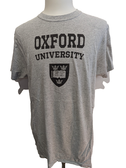 T-shirt Gris George "Oxford University" - Taille L