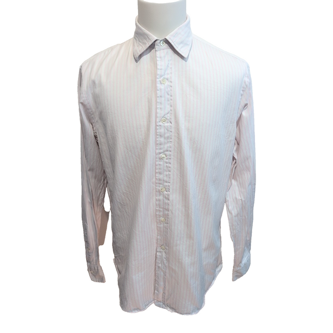 Chemise Polo Ralph Lauren Curham Custom Fit L XL Rayures Rose
