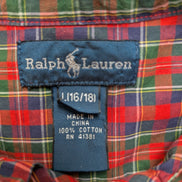 Chemise RALPH LAUREN - Carreaux Multicolores - Manches Longues - Taille XS (L 16