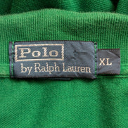 Polo manches courtes Polo Ralph Lauren XL vert foncé logo violet coton