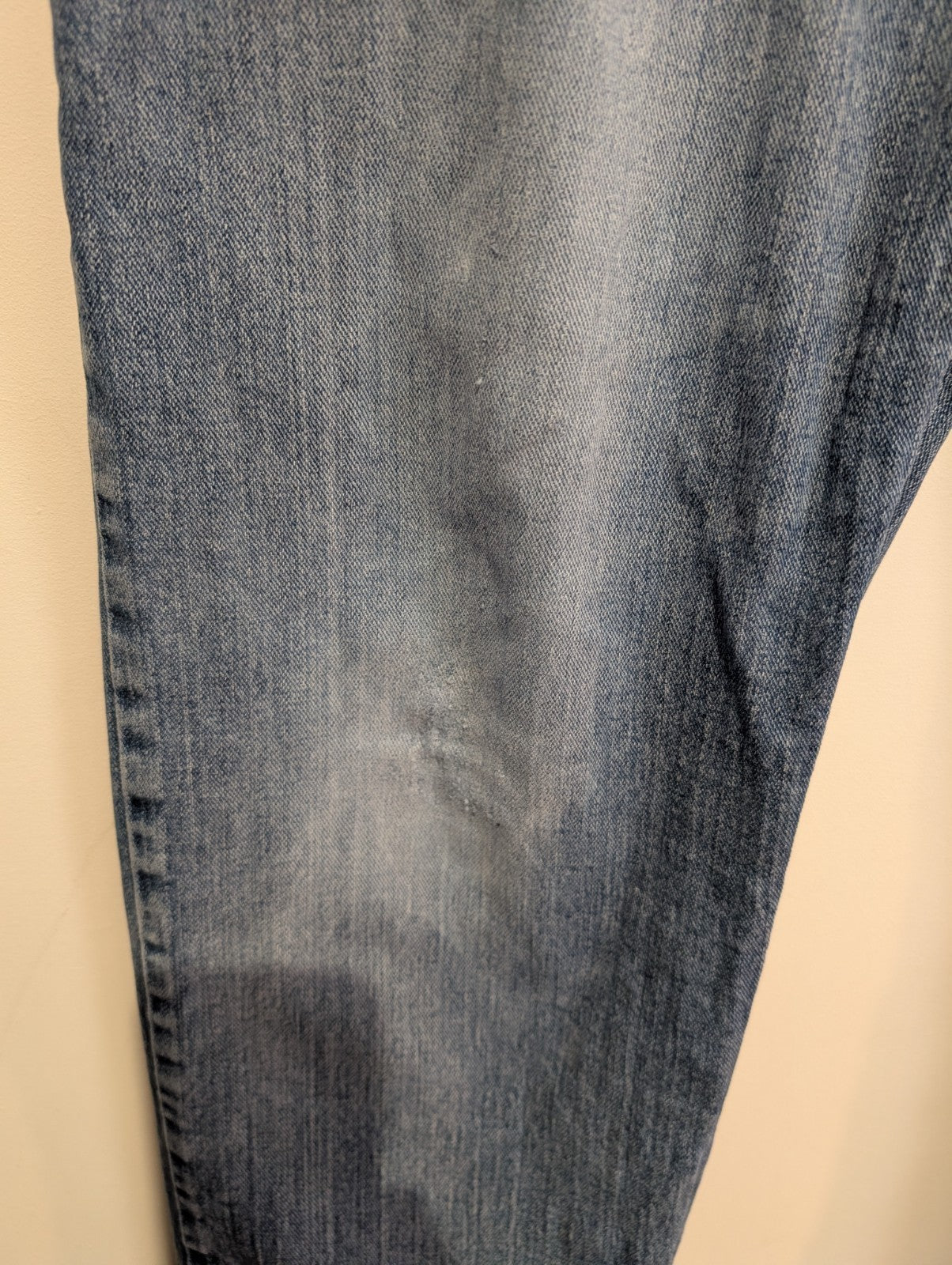 Jean Lee Homme Bleu Patiné Stretch W38 L29 Vintage Original Denim