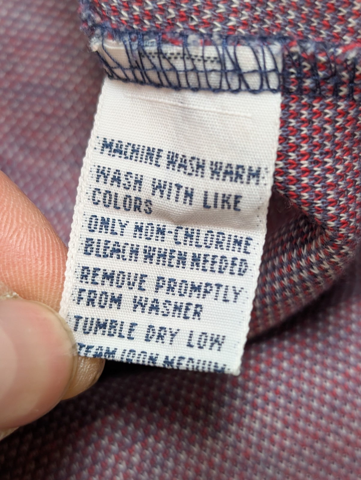 Polo Polo Ralph Lauren Épais M Carreaux Bleu Rouge Coudières