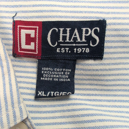 Chemise bleue à rayures taille XL #66e