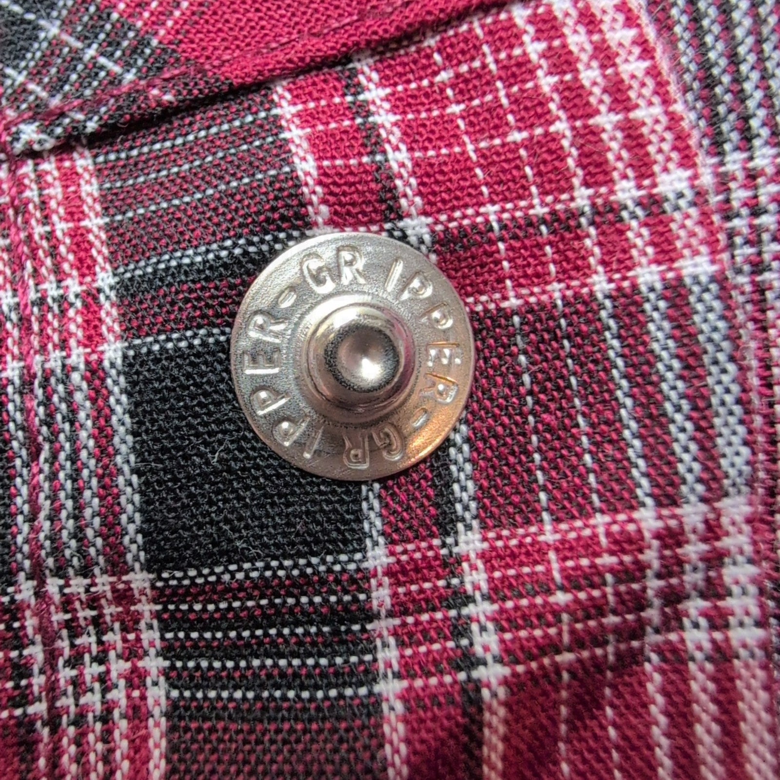 Chemise WRANGLER Western à Carreaux Rouges avec Poches Manches Longues T. M