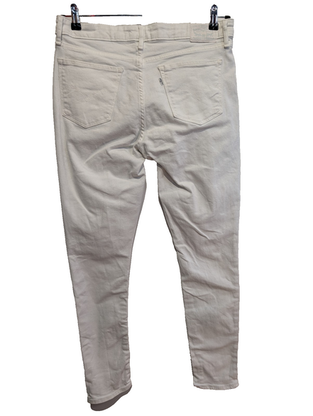 Jean Levi's 711 Skinny Femme Blanc Ultra Stretch Full White W30 L28 T42