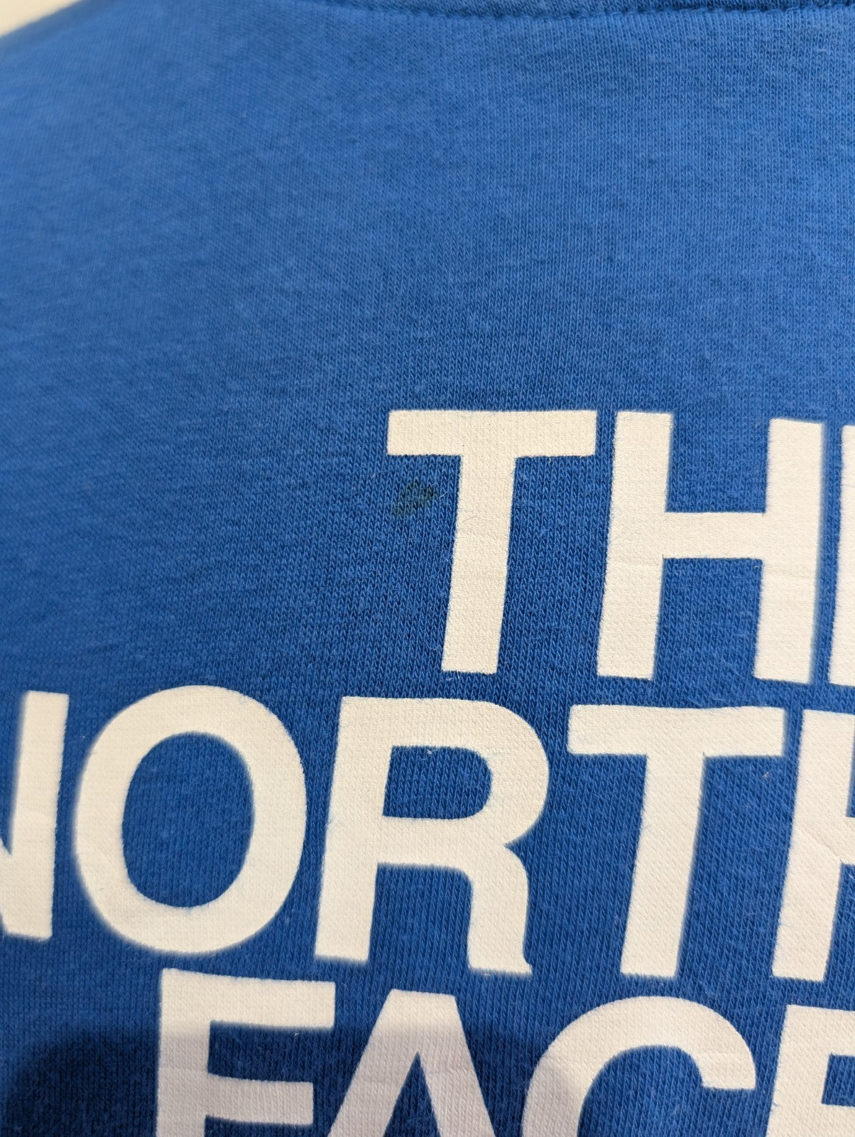 The North Face Sweat à Capuche Bleu Logo Blanc - Taille XL G (18-20 ans)