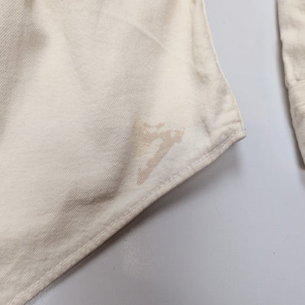Chemise LEVI'S Homme M Blanc Cassé en Jean Manches Longues Poches