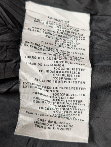 Veste Levi's Grise Matelassée Capuche Noire Homme Taille L