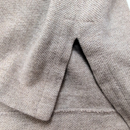 Polo Ralph Lauren Homme L Marron Clair Logo Marron Foncé Polo Manches Courtes
