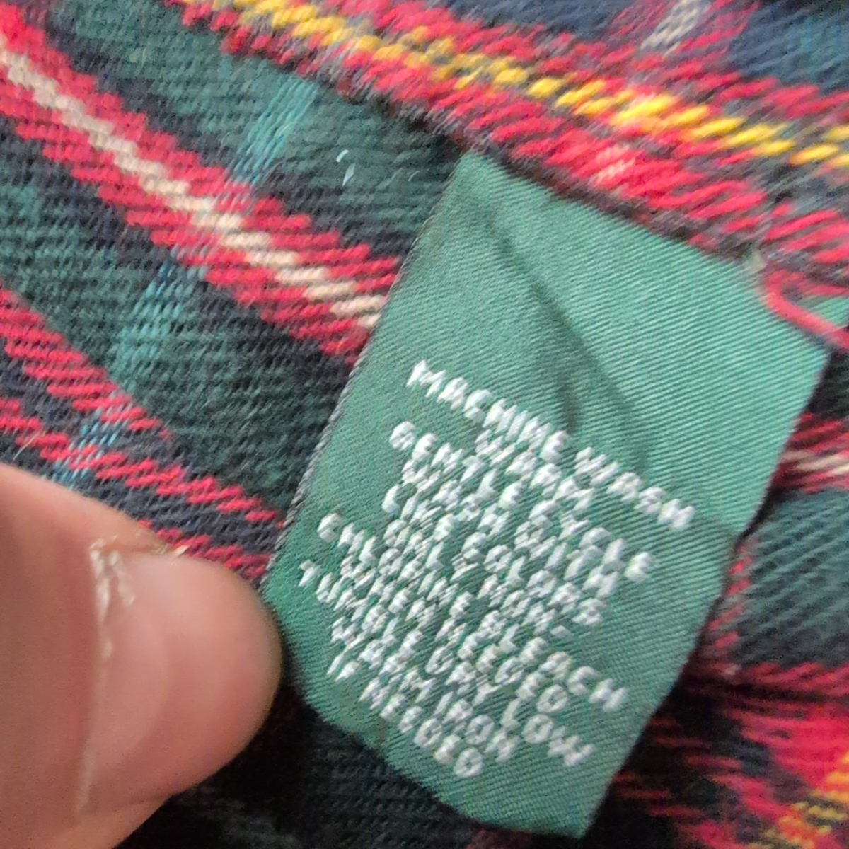 Chemise femme Ralph Lauren (Lauren) flanelle XL rouge vert carreaux