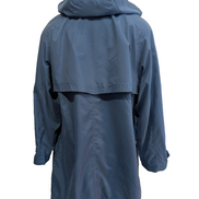 London Fog Manteau Trench Long Fin Léger S Bleu Poussière Capuche | 316BSR