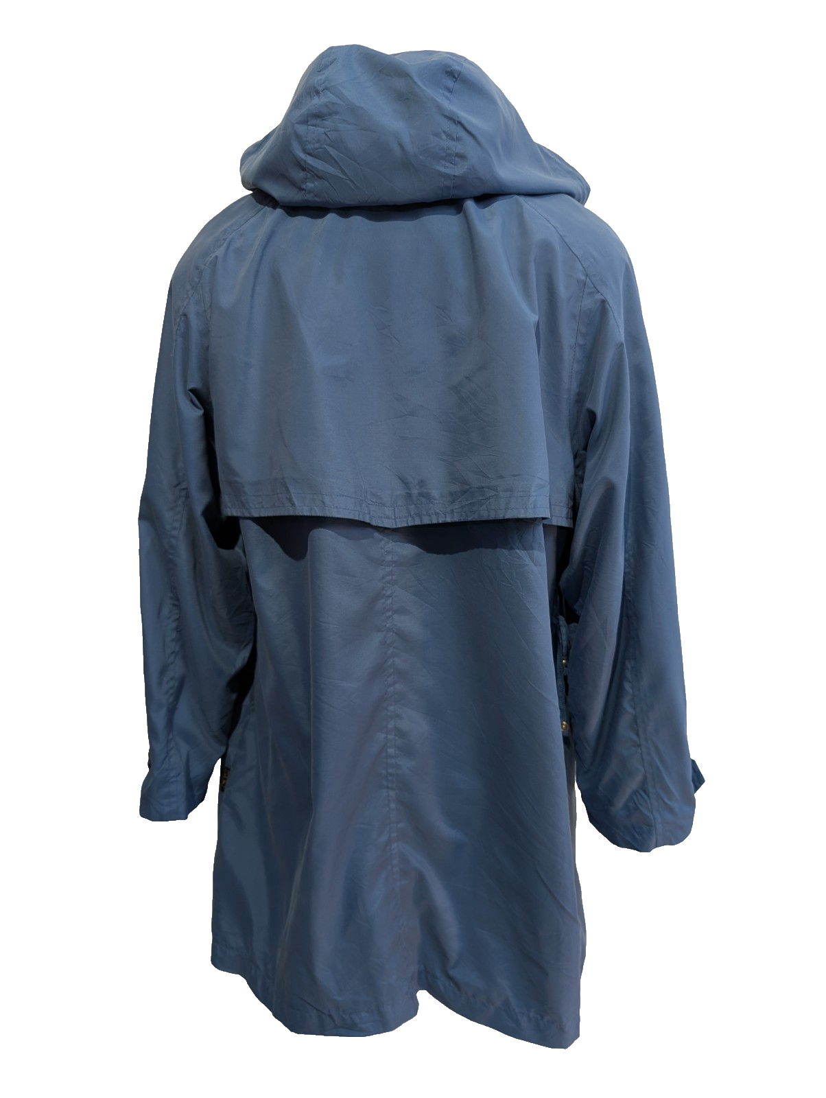 London Fog Manteau Trench Long Fin Léger S Bleu Poussière Capuche | 316BSR