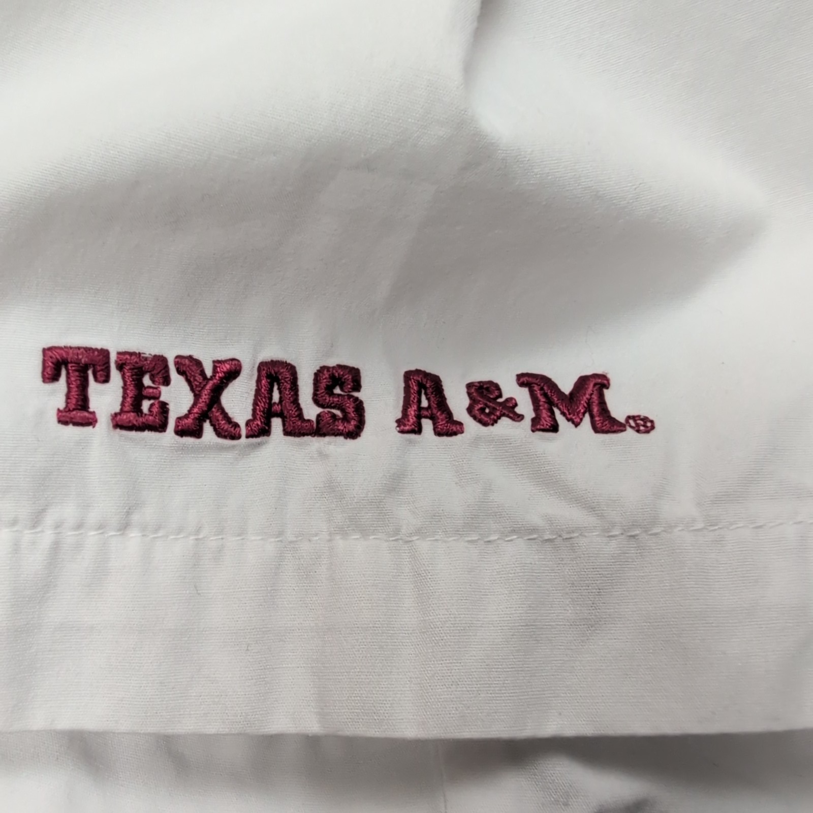 Chemise COLUMBIA PFG Homme XL Blanche Manches Courtes 4 Poches Texas A&M