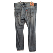 Levi’s 501 Jean Homme W36 L34 Bleu Grunge Destroy Vintage Pantalon