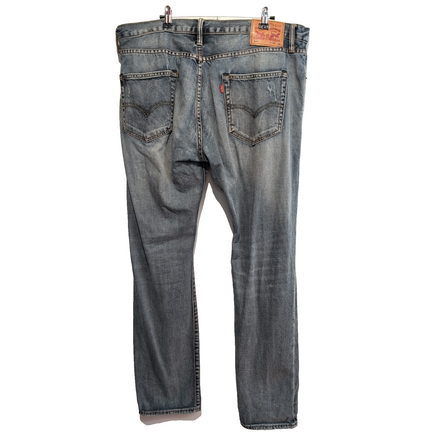 Levi’s 501 Jean Homme W36 L34 Bleu Grunge Destroy Vintage Pantalon